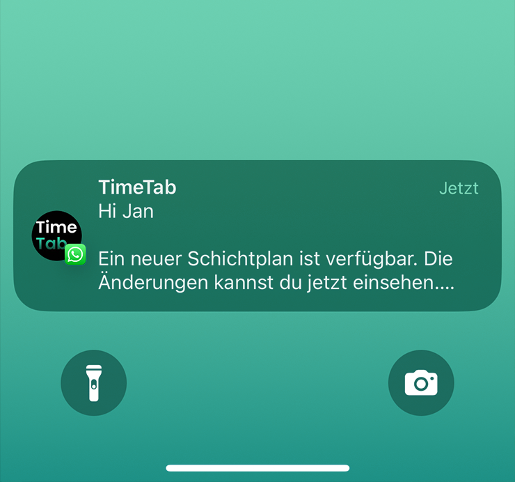 Whatsapp Benachrichtigung