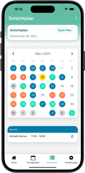 Schichtplan erstellen App