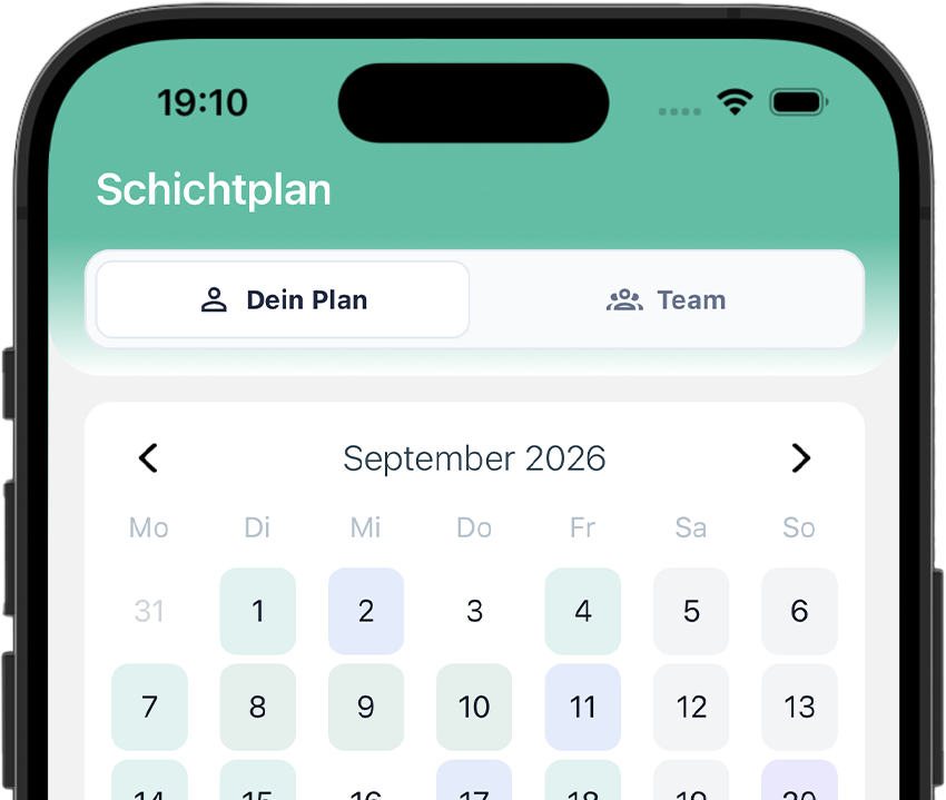 Schichtplanung App TimeTab